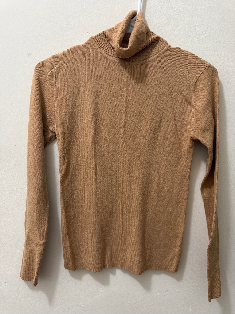 Primark Camel Turtleneck Sweater - Slim Fit